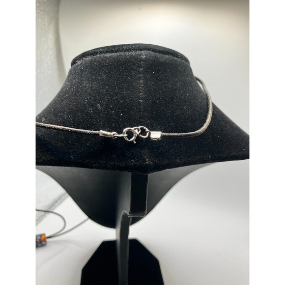 Artisan Aztec Style Metal Pendant Dangles Bolo Tie Tube on a Leather Cord! - Picture 9 of 11